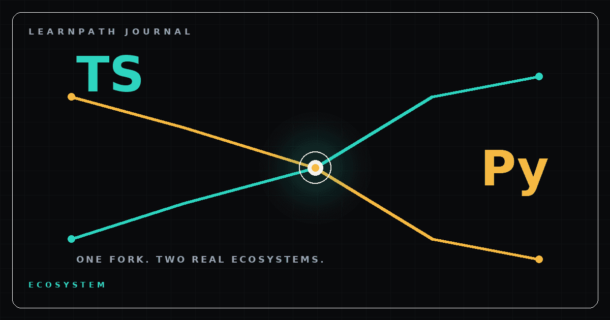 Cover art for TypeScript vs Python in 2026: how to read the ecosystem honestly